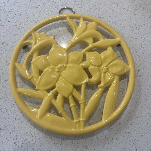 Vintage cast iron floral - cast,