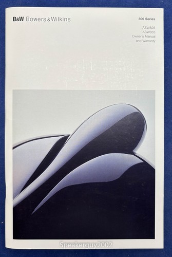 Original bowers wilkins - b&w, &