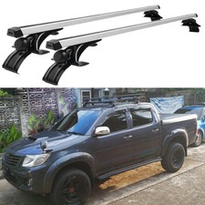 For Toyota Hilux 48" Aluminium Car Top Roof Rack Cross Bar Cargo Luggage Carrier