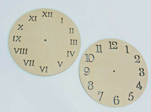 Mdf clock face - mdf,