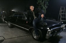 Jensen Ackles Black Car 8x10