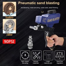 Air Sandblasting Gun Handheld 1/4" Sand Blaster Shot Media Blasting Rust Removal