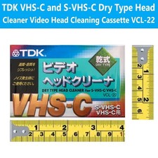 TDK VHS-C and S-VHS-C Dry Type