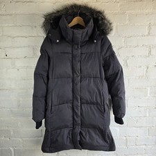 Superdry 975 Dark Blue Winter Womens Parka Size Small
