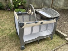 Graco Contour Electra Deluxe Bassinet Travel Cot With Mamas And Papas Mattress