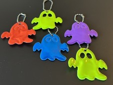 5 x Hi Vis Keyrings Reflective