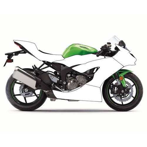 Fibreglass race fairing kit - race,