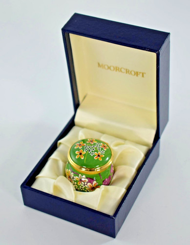 Moorcroft daisy enamel trinket - moorcroft,