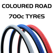 700 x 28C Vandorm Road Route Fixie Track Road Bike Coloured Tyre 700c