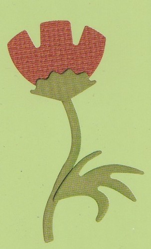 Quickutz flower floral card - quickutz,