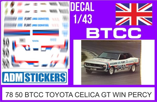 Decal btcc 1978 50 - 1/43,