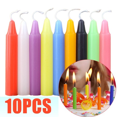 10x tapered dinner candles - 10x,