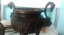 Bronze Sandalwood furnace censer Ming Xuande mark Feng shui