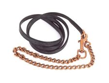 LEATHER LEAD REIN WITH BRASS