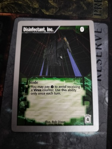 Netrunner disinfectant inc - netrunner:, disinfectant,