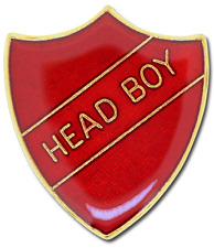 Head Boy Pin Badge in Red