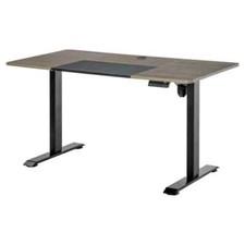 Adjustable Electric Height Adjusting Standing Desk LED Display and Modern Design