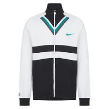 NIKE MENS RETRO BASKETBALL TRACK TOP JACKET WHITE BLUE VINTAGE STYLE NEW BNWT OG