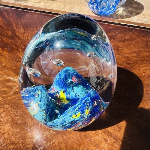 Murano style glass paperweight