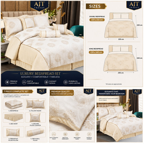 Piece luxury quilted - piece,