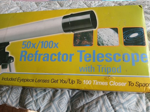 50x 100x refractor telescope - 50x/100x,