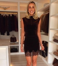 ZARA : Velvet Lace Dress 