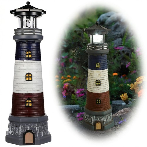 Solar rotating lighthouse - rotating,