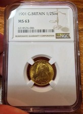 NGC 1901 Half Sovereign MS63