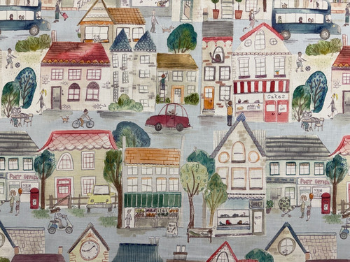 Voyage fabric sample village - fabric,