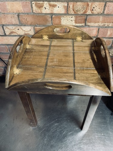Antique vintage wooden butlers - antique,