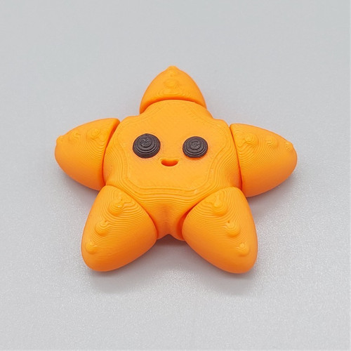 Printed animals starfish - 3d,