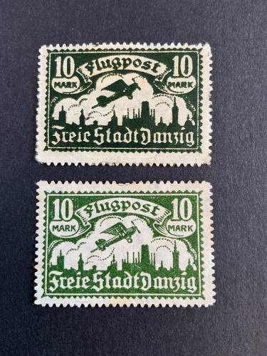 Travel stamps danzig germany - 2,
