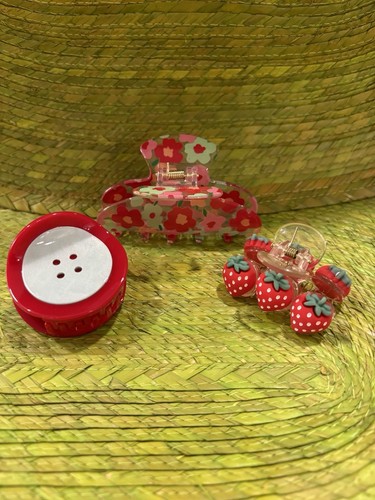 Hair claw clips set - -,