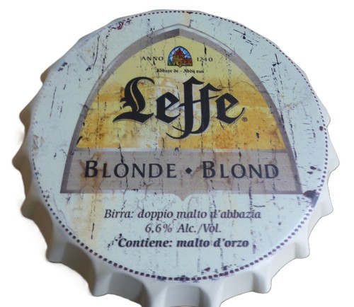 Metal bottle top sign leffe - bottle,