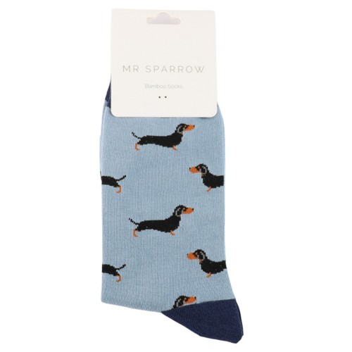 Sparrow dachshund socks - dachshund,