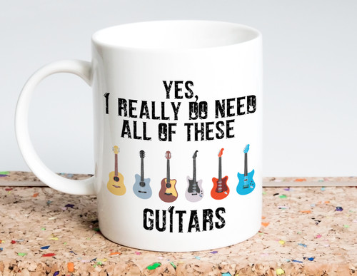 Funny guitar themed coffee tea - funny,