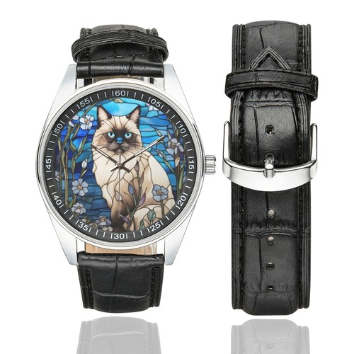 Stained glass birman - glass,