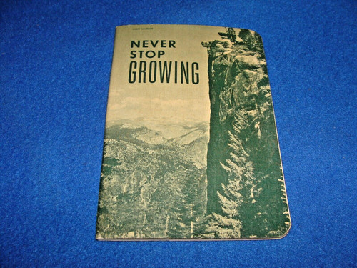 Never stop growing w - stop,