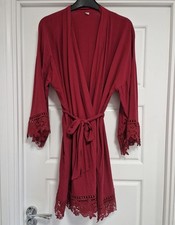 Burgandy/wine Ladies Dressing Gown - Perfect For Bridesmaids!