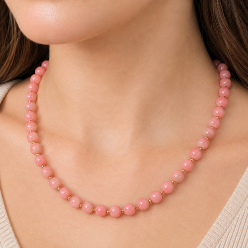 9ct gold pink - gold, coral