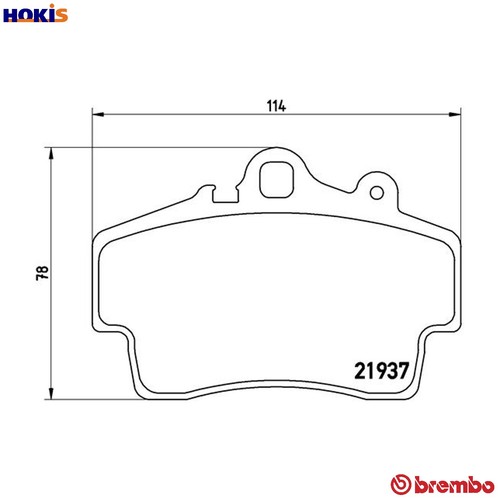 Brake pad set disc - brake,