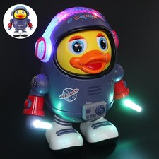 Dynamic Dance Space Duck Children Electric Dance Singing Robot Music Toys Lights