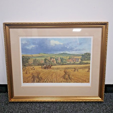 Harvest in the Cotswolds by