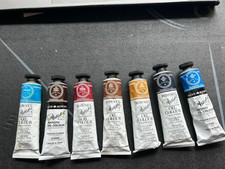 Daler Rowney  Professional Artists Oil paint 7 x 37ml tubes Job Lot. 