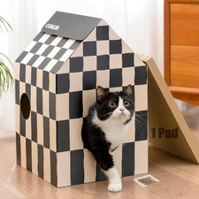 Cardboard Cat House with
