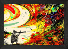 Bazooka Overload Framed Wall