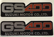 SUZUKI GS400 SIDE PANEL DECALS