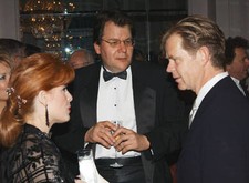 Actor William H Macy mingles
