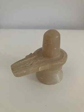 Small Antique or Vintage Stone Hindu Shivling Statue RARE Shiva Lingam Marble