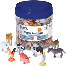 Learning Resources Farm Animal Counters - Set of 60